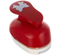 Fixo Punch with Shapes, Bow, Medium, Red