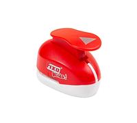 Fixo Punch with Shapes, Triangle, Small, Red