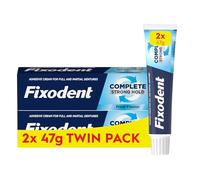 Fixodent Complete Denture Adhesive, Fresh Flavour 2 x 47 g Twin Pack