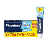 Fixodent Complete Denture Adhesive, Fresh Flavour 2 x 70 g Twin Pack
