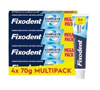Fixodent Complete Denture Adhesive, Fresh Flavour 70g (Pack of 4)