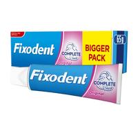Fixodent Complete Denture Adhesives Cream, 65g, 10X Stronger Hold vs. No Adhesive, Improved Comfort & Foodseal, Original, Mint