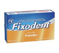 Fixodent Denture Adhesive Powder, Extra Hold - 1.6 Oz