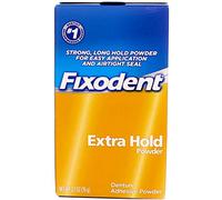 Fixodent Denture Adhesive Powder Extra Hold 2.70 oz (Pack of 3)