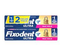 Fixodent Max Hold Denture Adhesive, 2.2 Ounce, Pack Of 2