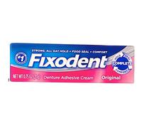 Fixodent Med-Choice Original Strong and Long Hold Adhesive Teeth Cream 0.75 oz (Pack of 5)