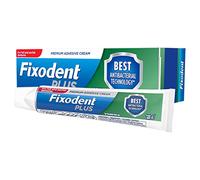 Fixodent Plus Antibacterial Technology Denture Adhesive, 40 g