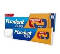 Fixodent Plus Denture Adhesives Cream, 40g, Dual Power Premium, Up To 88% Of The Hold At The End Of The Day, Mint