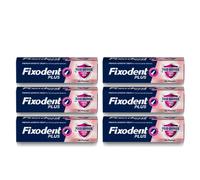 Fixodent Plus Food Barrier Fresh Adhesive Cream 40g x 6 Pack - Denture Adhesive