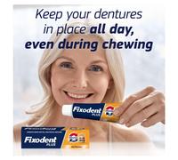 Fixodent Plus Unbeatable Bite Denture Adhesive, Flavour Free 40g (Pack of 4)