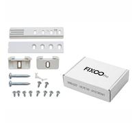 FIXOO Pro Integrated Refrigerator Door Slide Guide Kit | Adaptable Drag Hinge for Liebherr 9086322, Miele 1878720, Smeg | Leveling & Timing Replacement (White)