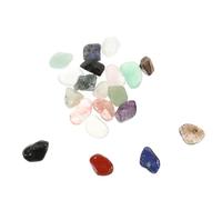 FIXOSHEE 1 Box Natural Gemstones Sample with Colorful Polished Crystal Stones for Geographical Science Teaching Decorative Mineral Figurines for Desk Display and Educational Use
