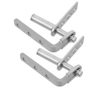 FIXOSHEE 1 Pair Stainless Steel Self-Closing Concealed Pivot Hinge for Swinging Cafe Doors Hidden Invisible Door Hinge Over 16Mm Thickness