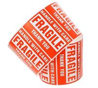 FIXOSHEE 1 Roll Fragile Shipping Stickers Self Adhesive Labels for Packing Boxes Removable Stickers for Safe Handling and to Use and Apply
