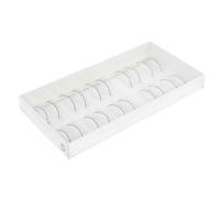 FIXOSHEE 10 Pairs Practice Lash Strips for Eyelash Extensions Grafting Practice Eyelashes, Flexible Fiber Fake Lash Strips for Mannequin Head Training, Kit