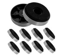 FIXOSHEE 10 Pcs Amplifier Isolation Feet Pads for Audio Equipment Abs EVA Shock Absorber Mats Anti-vibration Speaker Feet for Dvd Amplifiers Stable Performance and Vibration Control