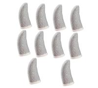 FIXOSHEE 10 Pcs Breathable Flexible Finger Covers with Fiber Wear-Resistant Thumb Sleeves for Gaming and Practical Finger Protectors Elastic Fit for Enhanced Dexterity and Sweat Prevention