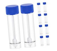 FIXOSHEE 10 PCS Plastic Specimen Cups Leak Stool Sample Containers for Medical Laboratory Use Test Cups for Pathology Cytology Sample Preparation