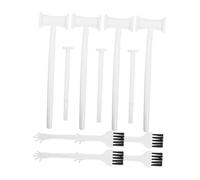 FIXOSHEE 10 Sets Educational Archaeology Excavation Kit with Brush Hammer Tools for Dinosaur Digging and Discovery DIY Science
