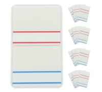 FIXOSHEE 10 Sets Writable Pet Sticky Index Tabs Adhesive Labels for Books Notebooks Annotation Quick Reference Study Organization