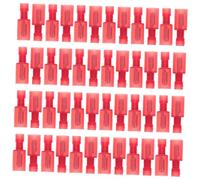 FIXOSHEE 100 Pairs Nylon Insulated Wire Connectors Male Female Bullet Quick Disconnect Terminals for Mm² Wiring Cold Pressed Electrical Crimp Connectors for Residential Automotive