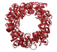 FIXOSHEE 100 Pcs Adjustable Poultry Leg Rings Identification Bands for Chickens Ducks Geese Pigeons Red Clip-on Bird Foot Bands for Small Bird Farming Supplies