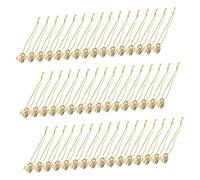 FIXOSHEE 1000pcs Christmas Ornament Caps with String Replacement Tops for Porcelain Ceramic Glass Baubles DIY Holiday Decor Hangers for Tree Decorations