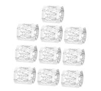 FIXOSHEE 100pcs Adjustable Silver Dreadlock Beads Braiding Hair Rings Hollow Metal Braid for Braids and Dreadlocks Comfortable Secure Fit Hair Jewelry Accessories