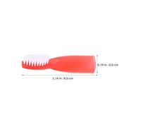 FIXOSHEE 100pcs Bulk Soft-bristled Finger Toothbrushes for Prisons Extra Soft Gum Brushes for Adults Portable Safety Oral Care for Detention and Psychiatric Facilities