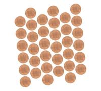 FIXOSHEE 100pcs Flexible Breathable Fabric Wound Patches Large Round 30mm Cartoon Fingertip Plasters for Finger Joint Protection and Wound Care