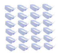FIXOSHEE 100pcs Identity Wristband Wristbands for Events Wrist Band Writable Wrist Bands Safety Id Bracelets Medical Bracelet -Blue PVC