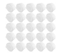 FIXOSHEE 100pcs Leakproof Cosmetic Bottle Stoppers Plastic Inner Plug Caps with Breathable for Travel Lotion Containers Lightweight Replacement Parts