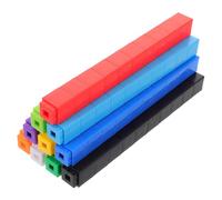 FIXOSHEE 100pcs Math Counting Cubes Educational Blocks for Preschool Early Childhood Development Enhancing Creativity Logical Thinking and Fine Motor Skills Building Cubes for Learning