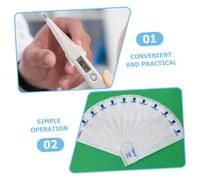 FIXOSHEE 100pcs Paper Thermometer Probe Sleeves for Pets Digital Temperature Covers for Cats Dogs Rabbits Home Use Safe Protective