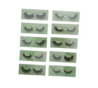 FIXOSHEE 10pairs Mixed Styles False Lashes for Makeup Natural False Eyelashes Women Makeup Lashes Eyelashes Kit for Daily Use Random Style