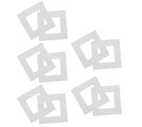 FIXOSHEE 10pcs 8-inch Small Square Pre-cut Picture Frame Mats with Inner Opening, Photo Frame Paper for DIY Matting and Artwork Display, Suitable for Wall Hanging and Picture Framing