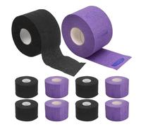 FIXOSHEE 10pcs Disposable Barber Neck Paper Strips Crepe Neck Wraps with Dye Barrier Protection for Haircuts Lightweight Stretchy for Salon Hygiene and Hair Dye Guard