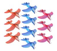 FIXOSHEE 10pcs Foam Airplane Unicorn Glider Model Lightweight Easy Assembly Safe Indoor Outdoor Flying Party Favors Educational Fun