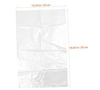 FIXOSHEE 10pcs Large Capacity Transparent Pe Plastic Bags Thickened Tear Resistant Furniture Dust Covers Reusable for Home Appliances Sofa Protector Clothes Covers