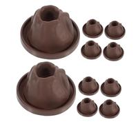 FIXOSHEE 10pcs Large Volcano Model Shell and Base for Educational Science Projects Boys and Girls Volcano Eruptions Experiments Diy Science Kit for Classroom Lab