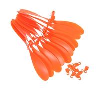 FIXOSHEE 10pcs Model Plane Propeller Blades Kit for Glider Tiger Helicopter Rubber Band Powered Accessories Compatible with Various Model Aircraft Stable Flight Performance