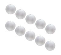 FIXOSHEE 10Pcs Multi Function Inflatable Beach Balls Semi Transparent Frosted Design Lightweight for Pool Parties Outdoor Games and School Activities