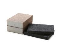 FIXOSHEE 10pcs Nano Emery Cleaning Sponges Black Kitchen Household Alumina Grit Scrubbers Strong Decontamination Multi-purpose Dish Sponge Erasers