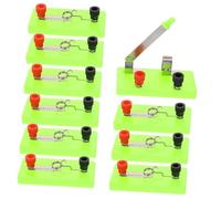 FIXOSHEE 10pcs Physics Experiment Lamp Holders Electrical Circuit Teaching Aids Kit for Students Science Education with Screw Light Bases