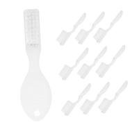 FIXOSHEE 10pcs Portable Prison Toothbrushes Soft for Inmates Safe Nylon Material Easy Disinfection Compact Design for Detention and Mental Health Care