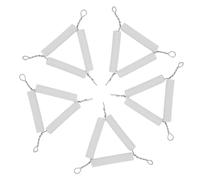 FIXOSHEE 10pcs Practical Crucible Rack Triangle Holder for Laboratory Use, Made of Iron and Ceramic with Reliable Support and High Temperature Resistance for Chemical Experiments