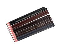 FIXOSHEE 10Pcs Pull Line Eyebrow Pencils with Roll Paper Soft Tearable Design Lightweight and Portable Eyebrow Makeup for Multi-color Shades Including Black