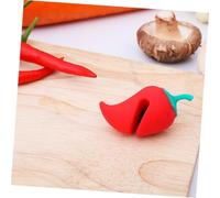 FIXOSHEE 10Pcs Silicone Boil Lifters Cartoon Pot Lid Holders Heat-Resistant Kitchen Spill Stoppers for Overflow Prevention with Carrot and Chili Shapes