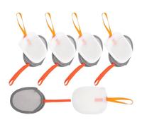 FIXOSHEE 10pcs Soap Foaming Net Mesh Exfoliating Soap Bag for Shower and Face Wash Lathering Pouch Hanging Rope