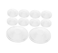 FIXOSHEE 10Pcs Transparent Kaleidoscope Prism Lens Filter Kit for Camera Effects with Lightweight Portable Plastic Design Unique Stylish Multi Faceted Optical Photography Accessories